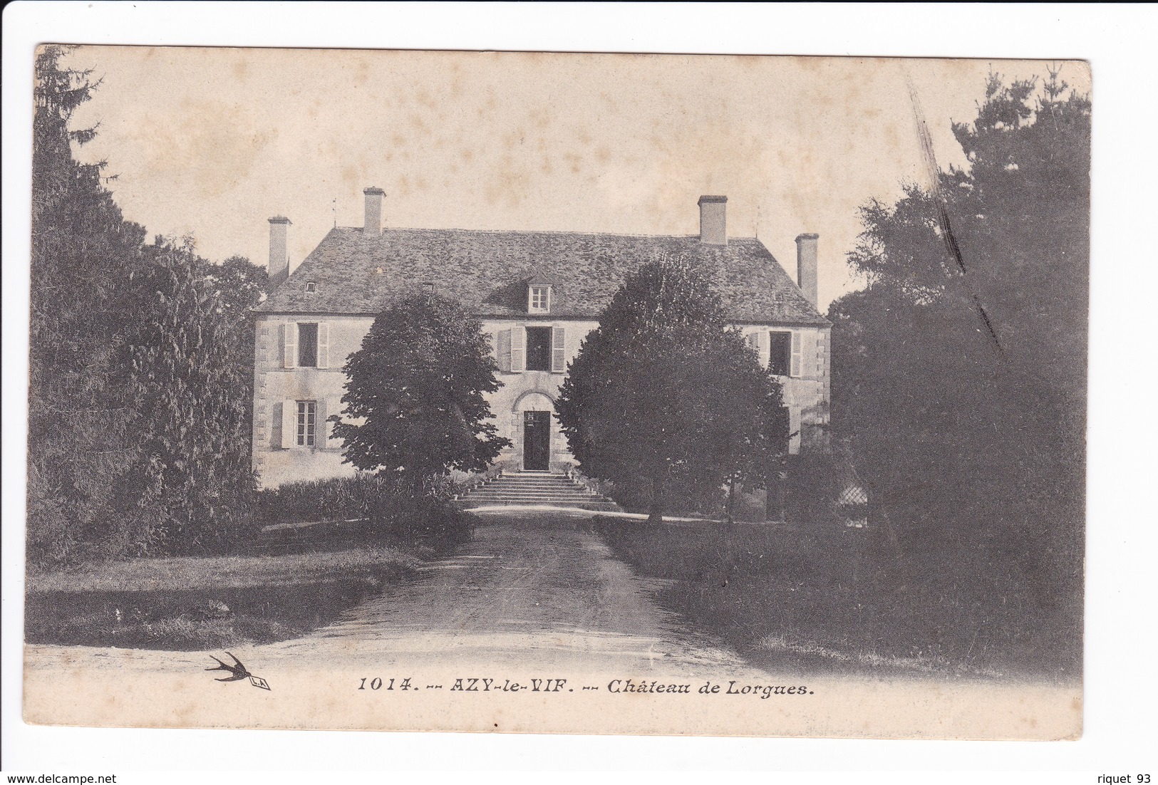 1014- AZY-le-VIF - Château De Lorgues - Andere & Zonder Classificatie