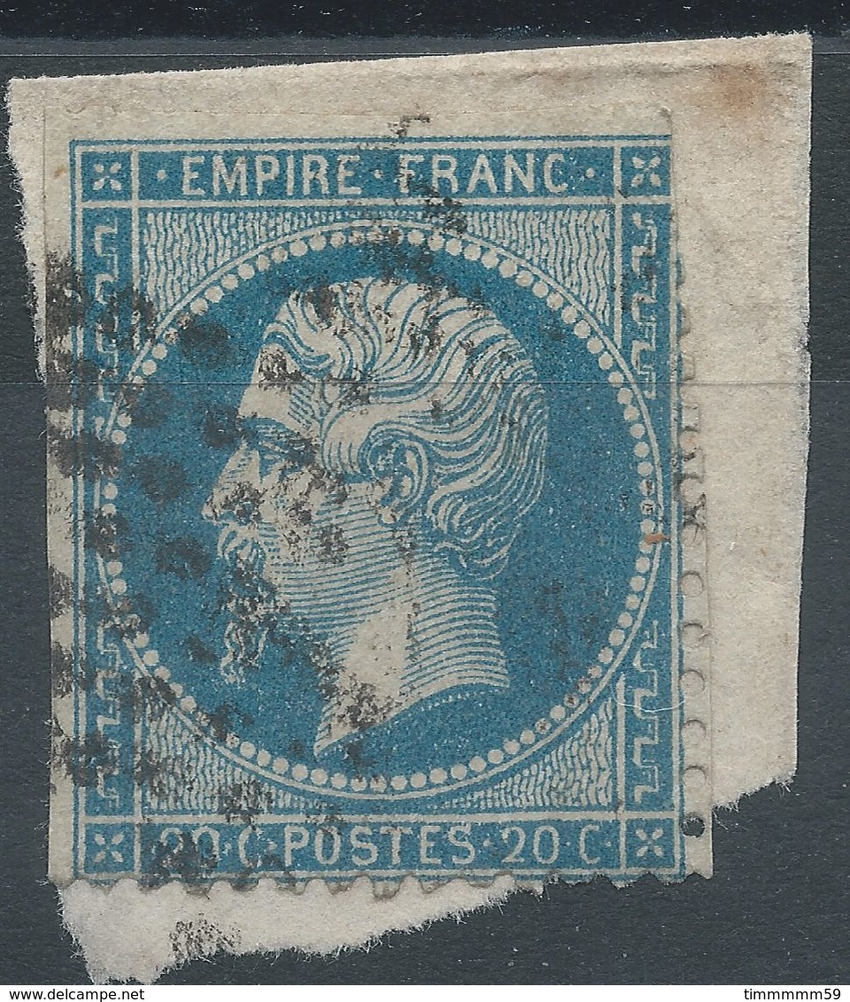 Lot N°41575  N°22, Oblit étoile Chiffrée 12 De PARIS (Bt Beaumarchais) - 1862 Napoleon III