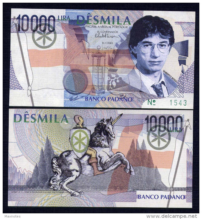 PADANIA  : Des Mila  Lira - 1997 - UNC - Andere & Zonder Classificatie