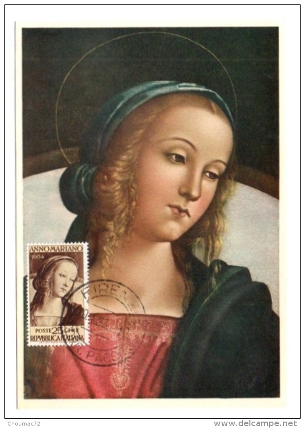 GF Carte Maximum 063, Art Italie 1955, La Vergine Perugino - Other & Unclassified