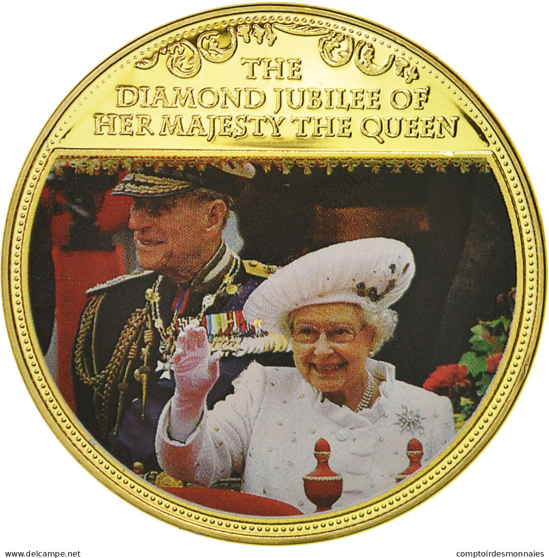 United Kingdom , Médaille, Diamond Jubilee Of Her Majesty The Queen, Elizabeth - Autres & Non Classés