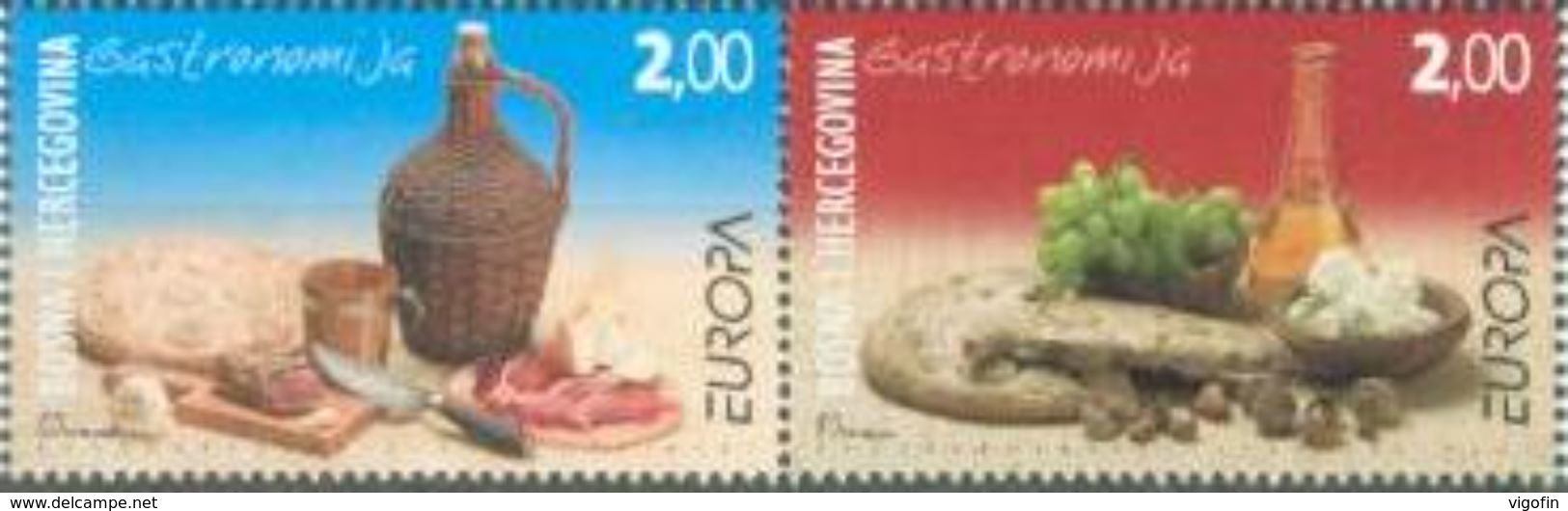 BHHB 2005-154-5 EUROPA CEPT, BOSNA AND HERZEGOVINA-HERZEGBOSNA(C ROAT), 2v, MNH - 2005