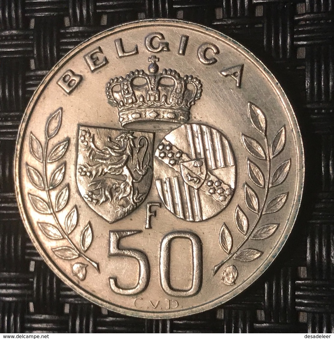 Belgica 50 Francs 1960 King Baudouin's Marriage To Doña Fabiola De Mora Y Aragon - 50 Francs