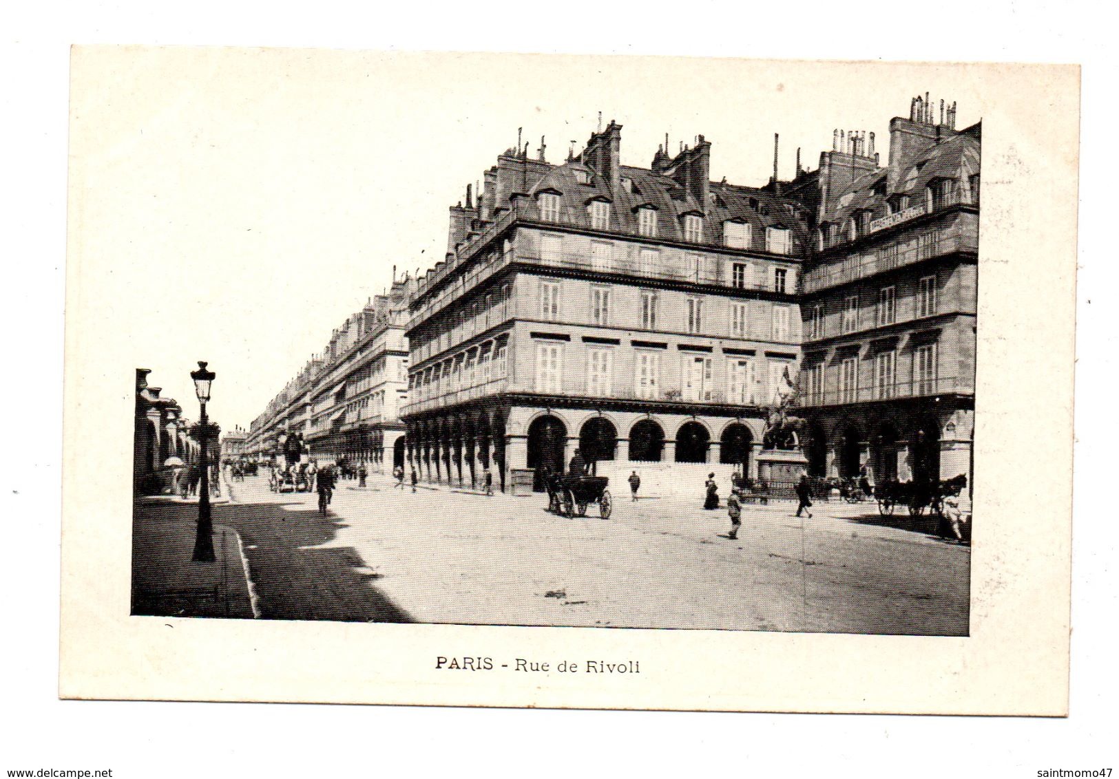 75 - PARIS . RUE DE RIVOLI - Réf. N°7927 - - Altri & Non Classificati