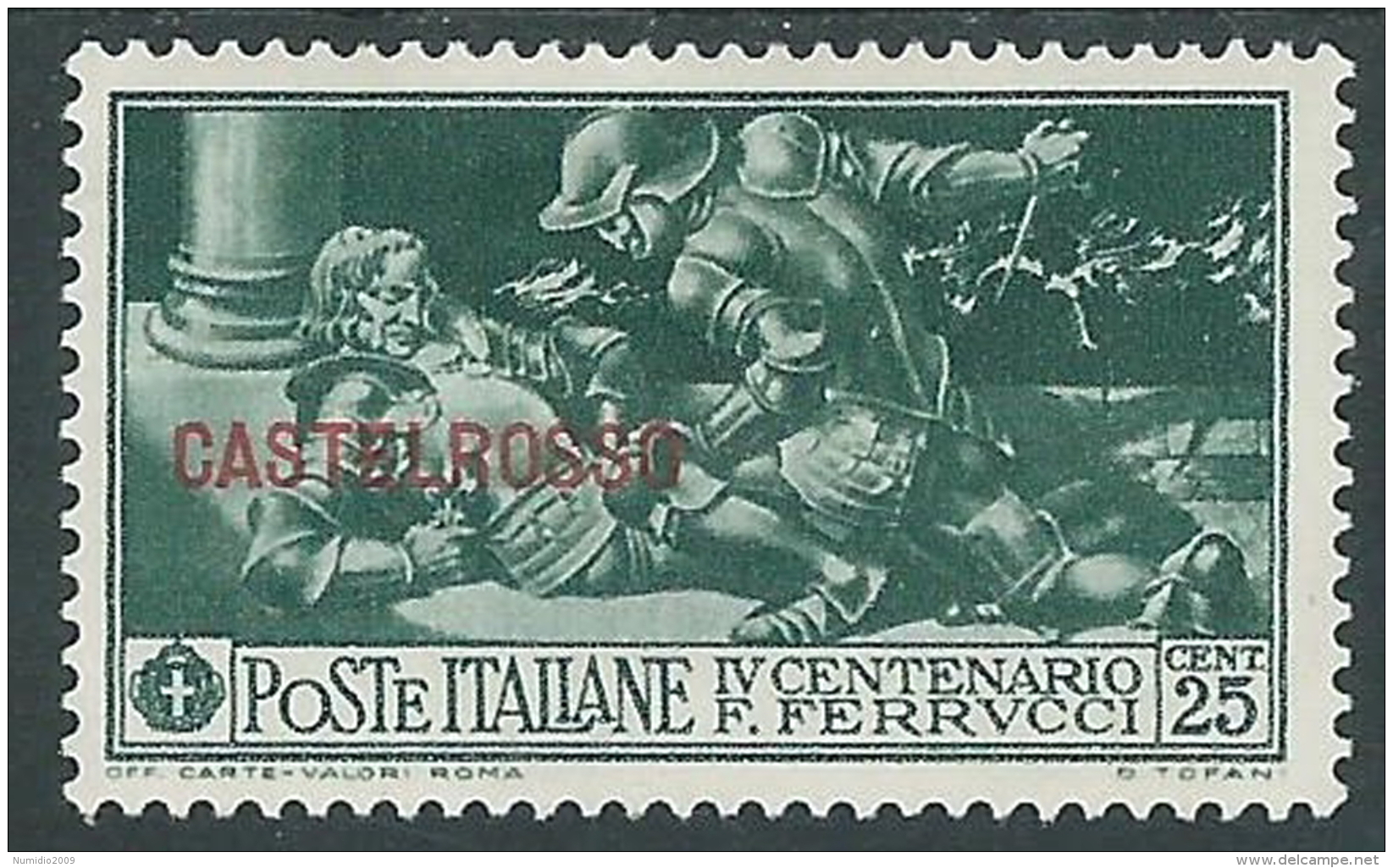 1930 CASTELROSSO FERRUCCI 25 CENT MH * - I41-2 - Castelrosso