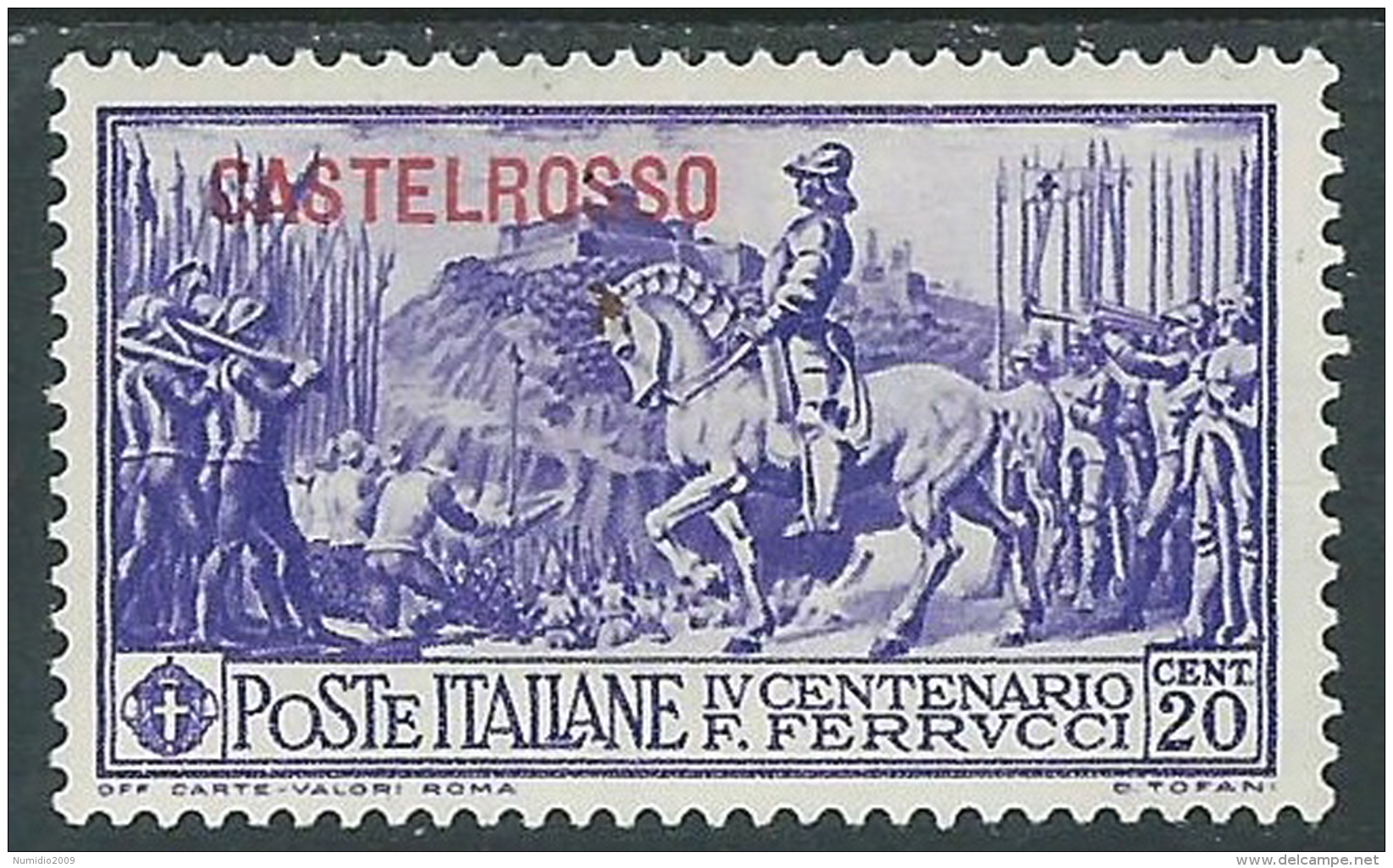 1930 CASTELROSSO FERRUCCI 20 CENT MH * - I41-2 - Castelrosso