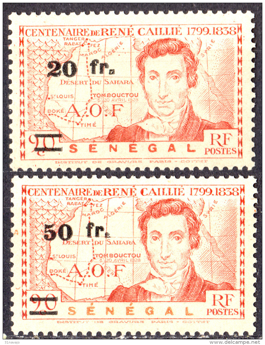 SENEGAL - René Caillié - Unused Stamps