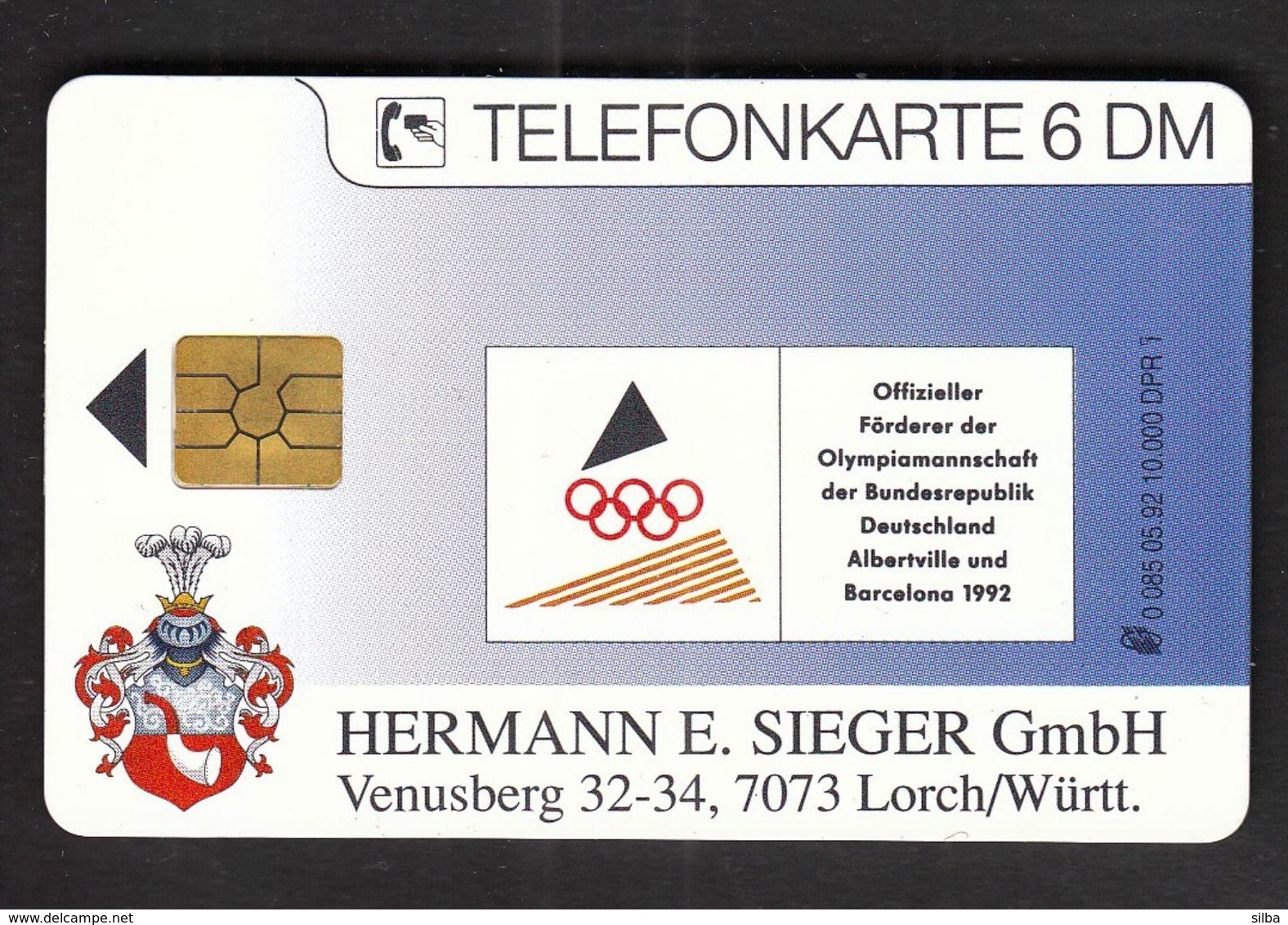 Germany 1992 / Olympic Games Tokyo 1964 / Josef Neckermann,Gold Medal / Equestrian Dressage / Phonecard - Juegos Olímpicos