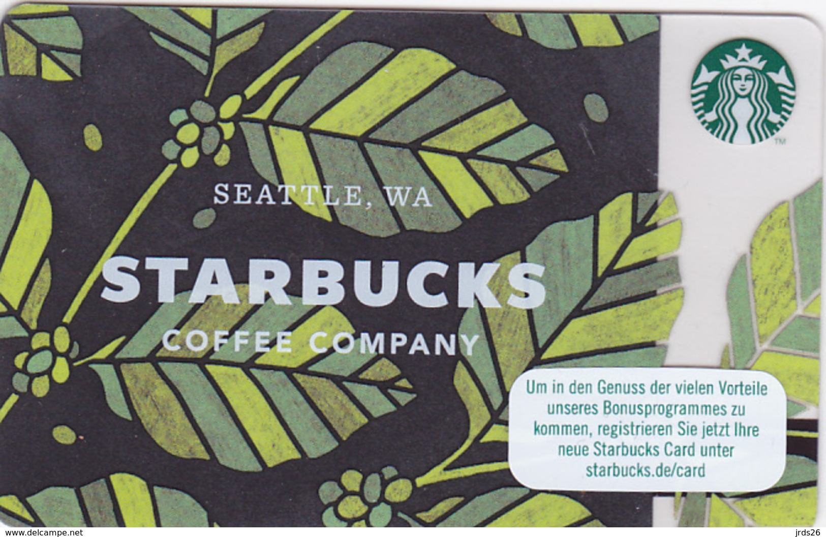 Starbucks Card - - - Germany - - - 6148 Seattle - - - Leaves - Gift Cards