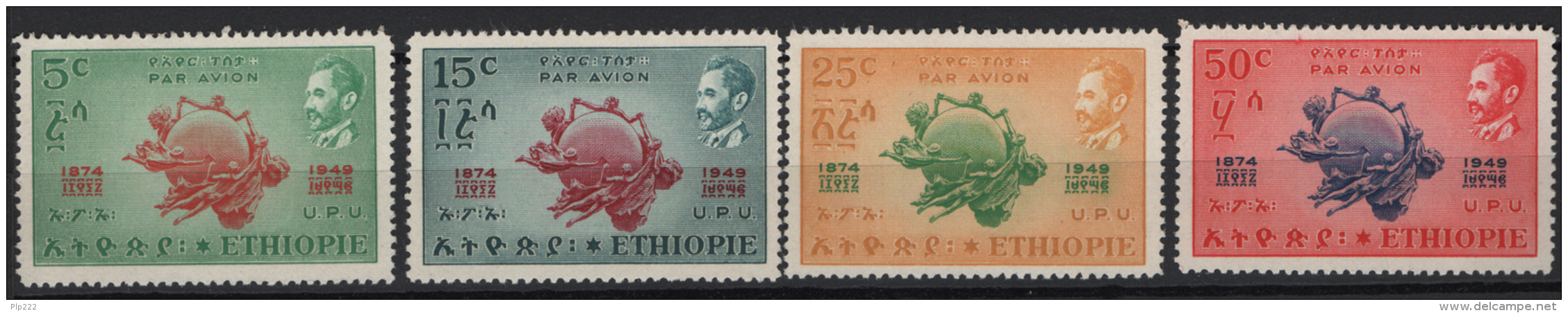 Etiopia 1949 Y.T. A31/34 **/MNH VF - Ethiopia