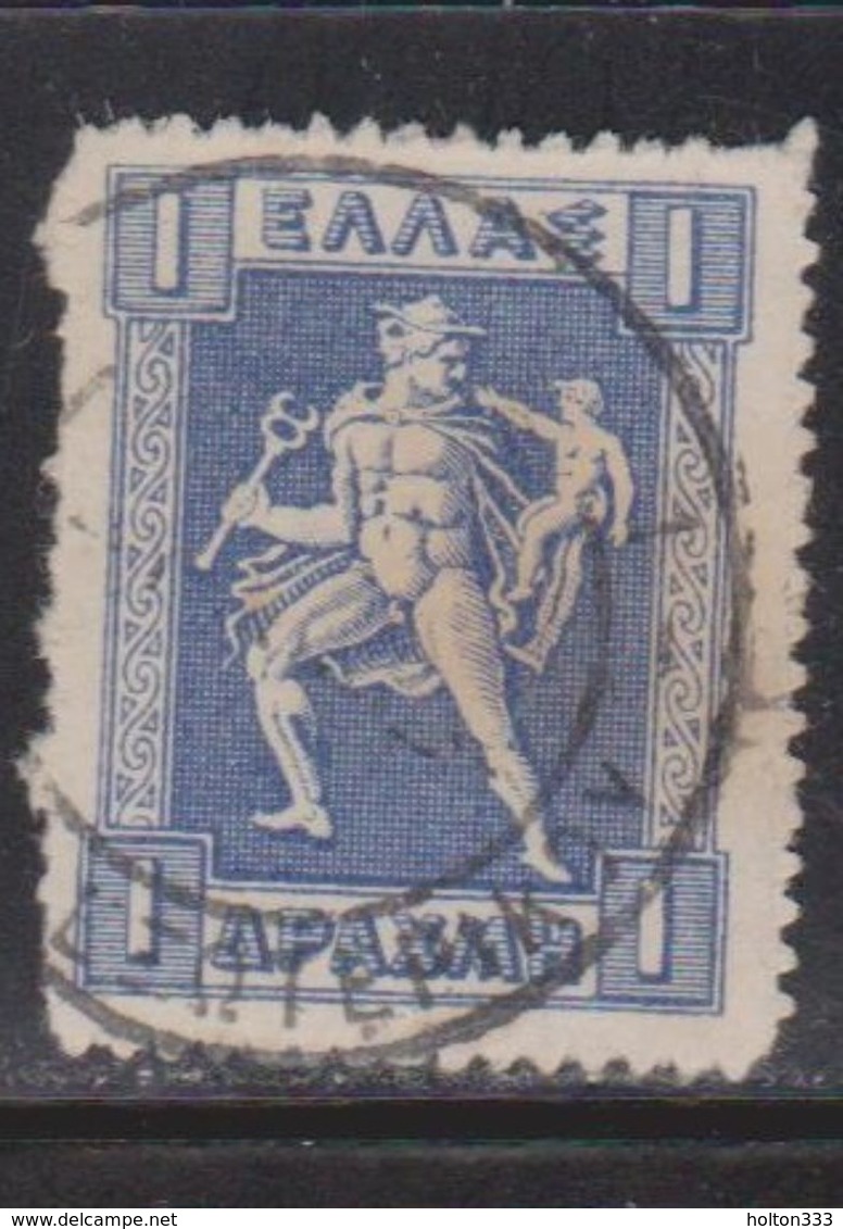 GREECE Scott # 208 Used - Hermes Holding Infant Arcas - Used Stamps