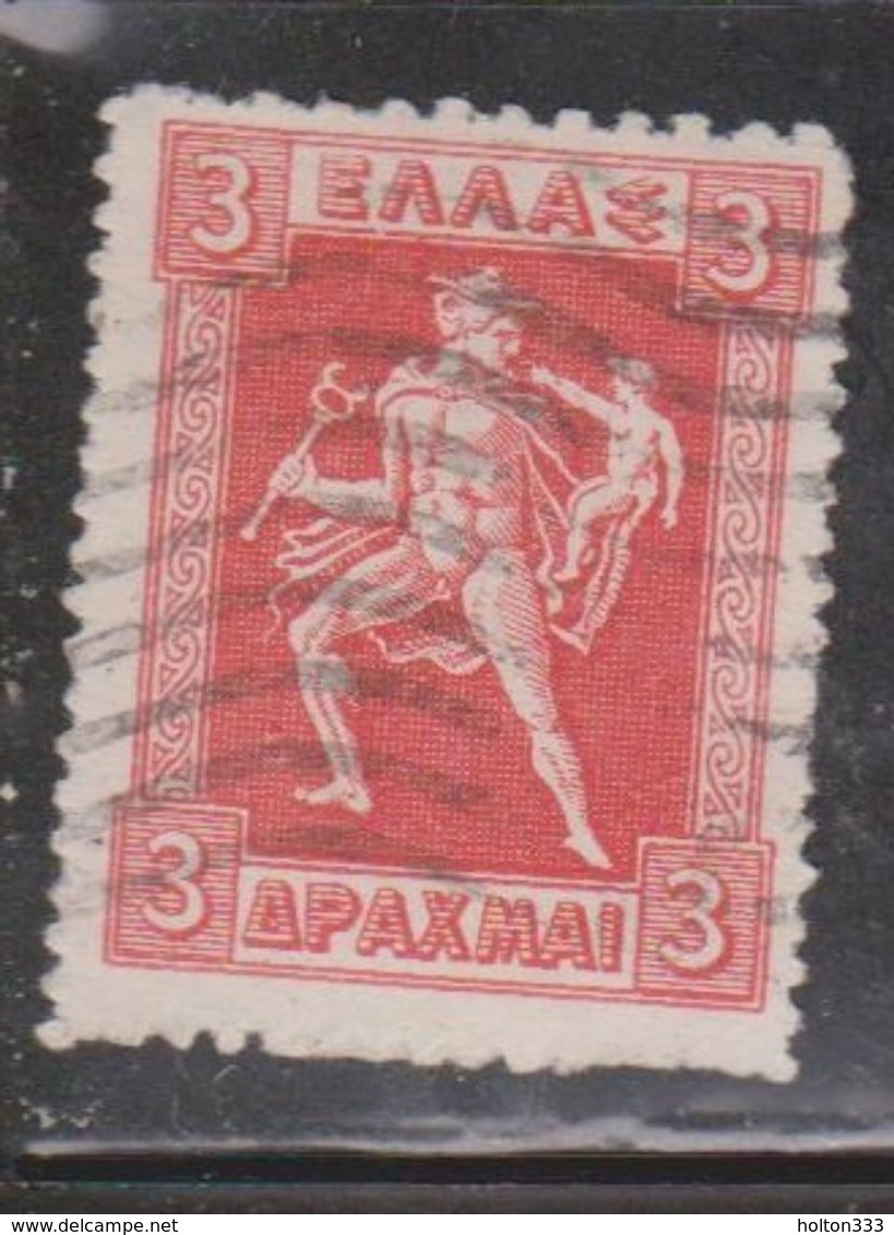 GREECE Scott # 210 Used - Hermes Holding Infant Arcas - Used Stamps