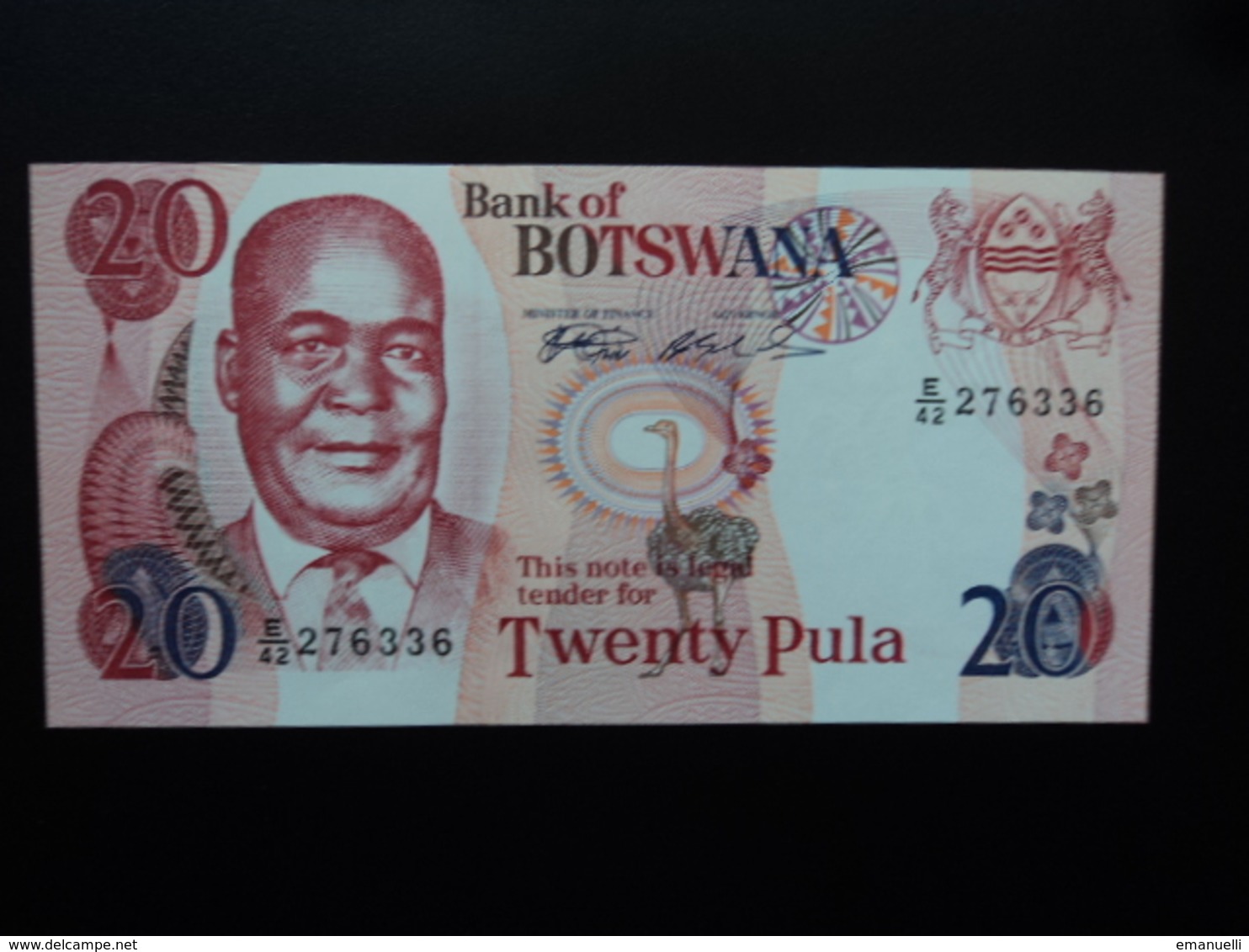 BOTSWANA : 20 PULA  ND 1999  P 21 S1   NEUF - Botswana