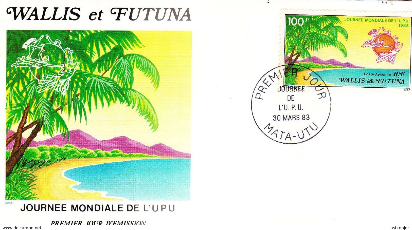 WALLIS ET FUTUNA - FDC De 1983 N° PA 123 - FDC