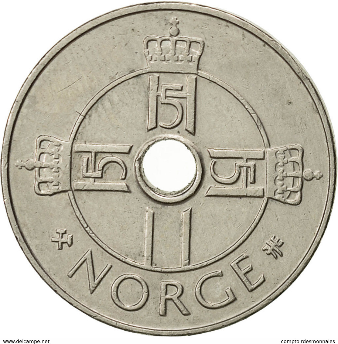 Norvège, Harald V, Krone, 1997, TTB+, Copper-nickel, KM:462 - Norvège