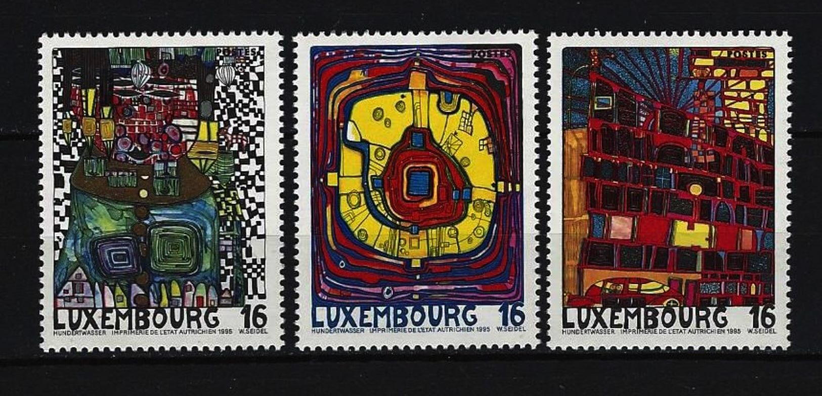 LUXEMBURG - Mi-Nr. 1360 - 1362 Luxemburg - Kulturhauptstadt Europas 1995 (I) Postfrisch - Ungebraucht