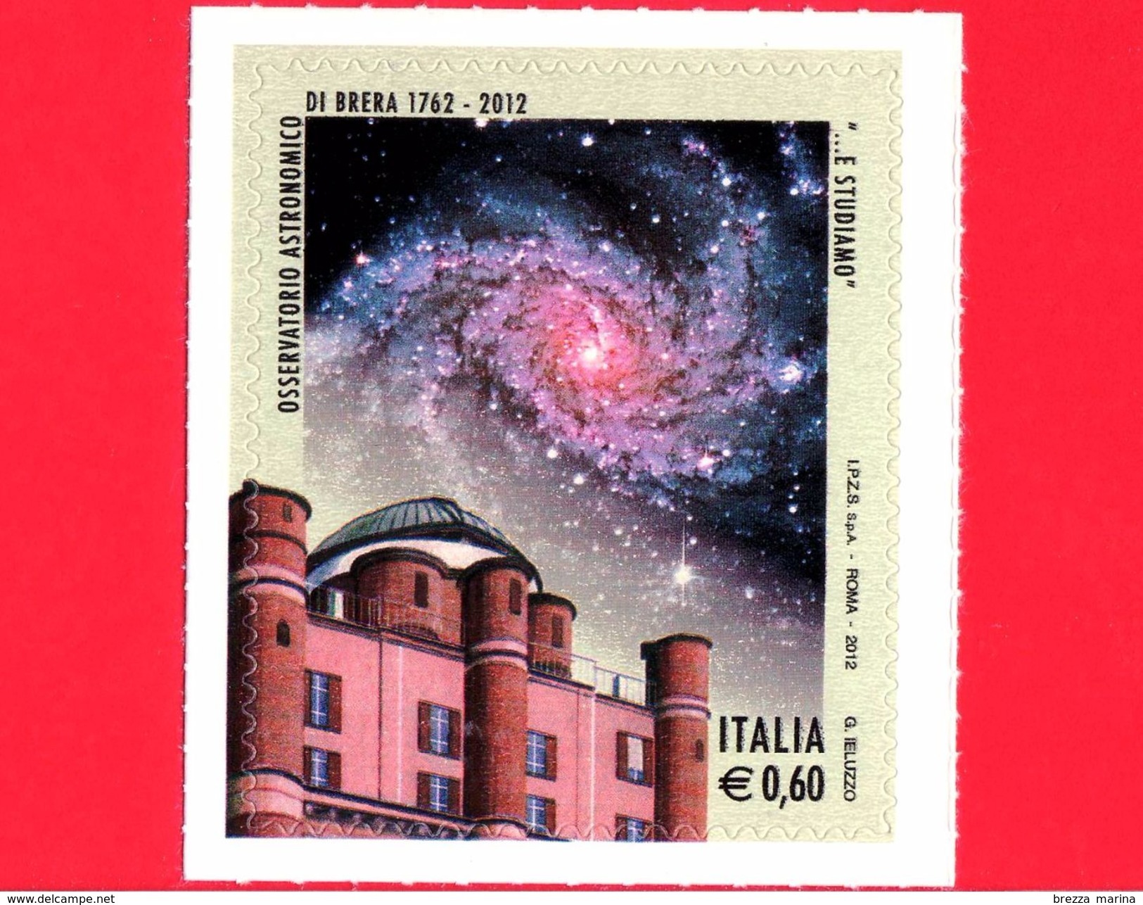 Nuovo - MNH - ITALIA - 2012 - Osservatori Astronomici - 0,60 - Osservatorio Astronomico Di Brera - 2011-20:  Nuovi