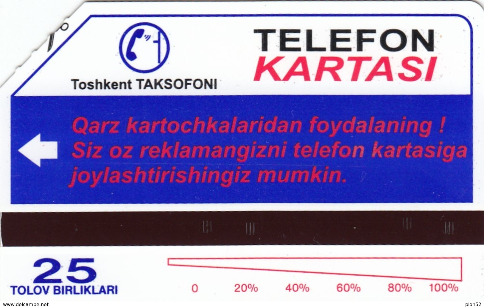 11524 - TELEFON KARTASI - UZBEKISTAN - USATA - Oezbekistan