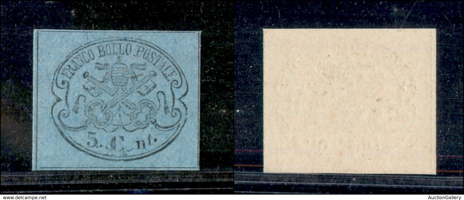 0060 ANTICHI STATI - PONTIFICIO - 1870 - Non Ultimati - 5 Cent (32) - Senza E Di Cent - Sempre Senza Gomma - Non Catalog - Other & Unclassified