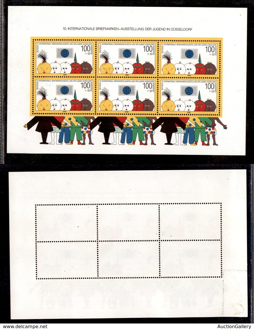 2388 GERMANIA - 1990 – Foglietto 10° Mostra Filatelica Düsseldorf – Gomma Integra (23) - Altri & Non Classificati