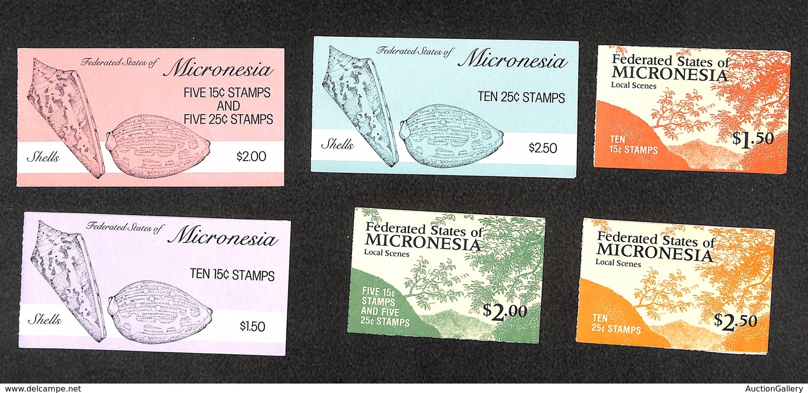 2436 MICRONESIA - 1988/1989 – Insieme Di 6 Libretti Del Periodo – Nuovi (60+) - Altri & Non Classificati