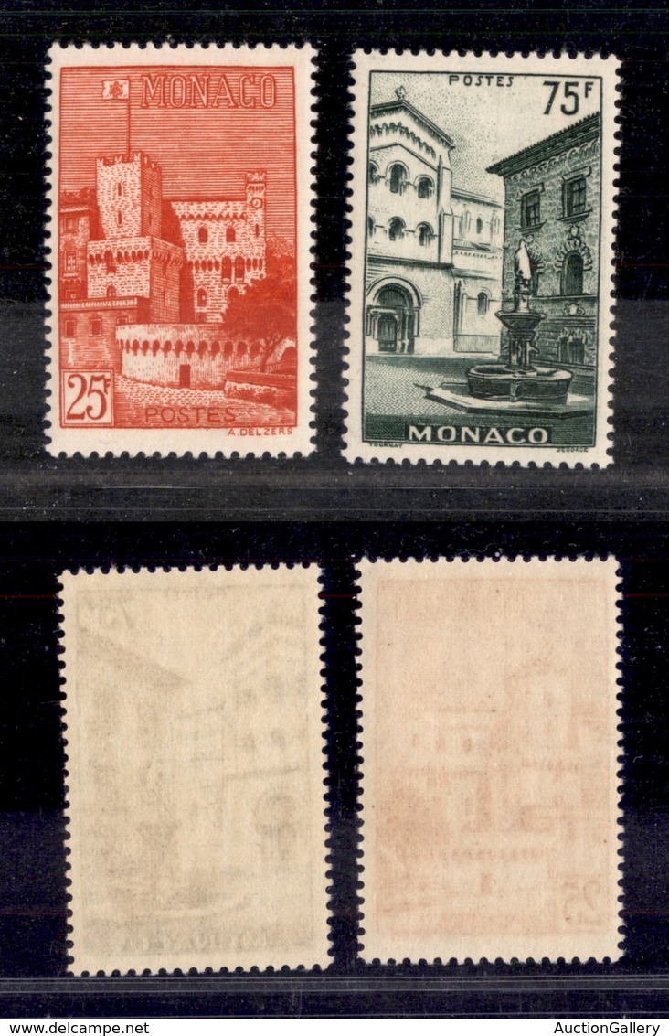2455 MONACO - 1954 – Vedute (inif.397/398) – Serie Completa Di 2 Valori – Gomma Integra (40) - Altri & Non Classificati