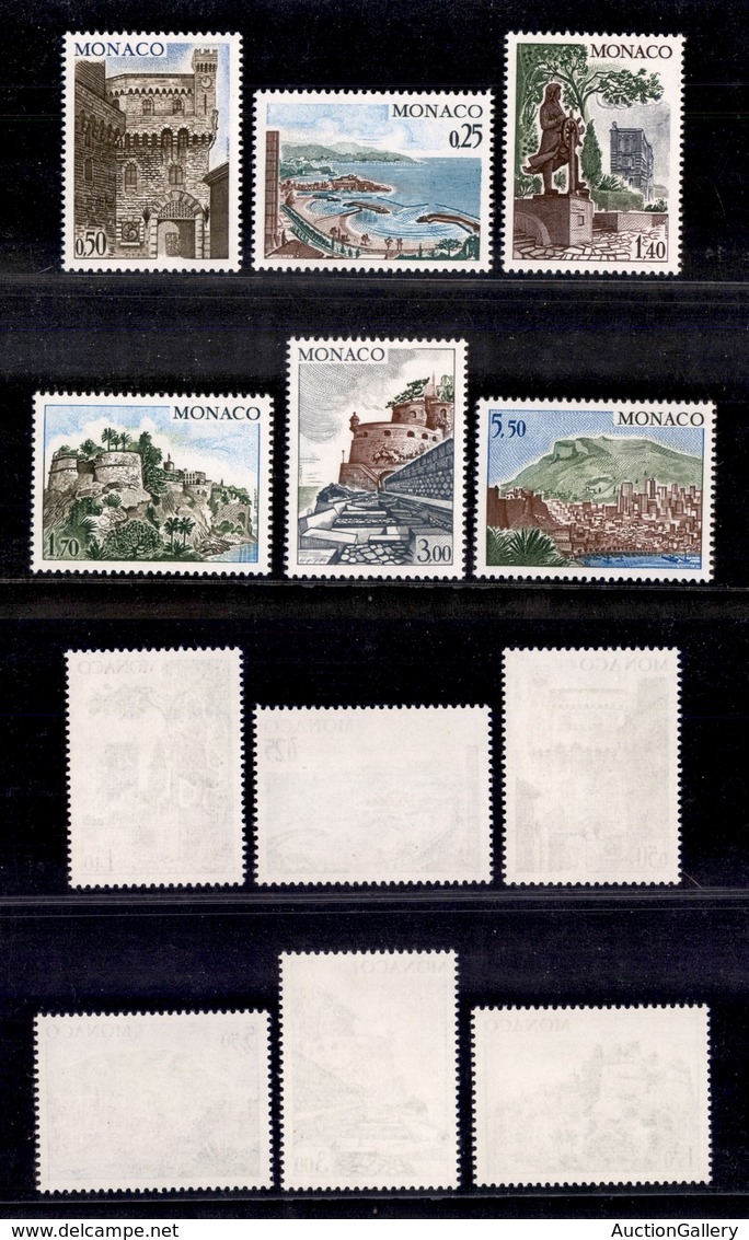 2467 MONACO - 1974 – Vedute E Monumenti (unif.986/991) – Serie Completa Di 6 Valori – Gomma Integra (45) - Altri & Non Classificati