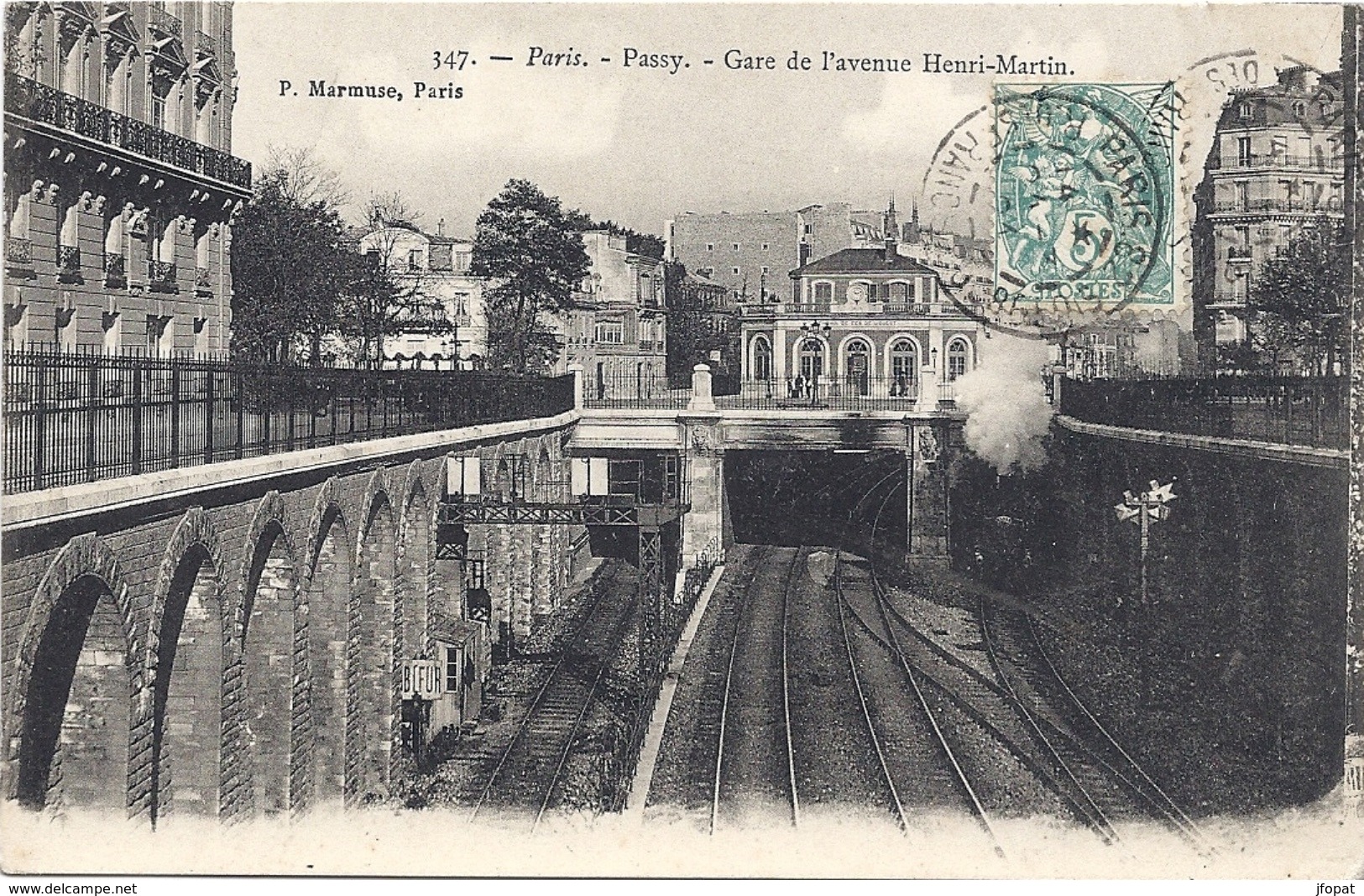 75 PARIS - 16ème, Passy, Gare De L'avenue Henri-Martin, Pionnière - Arrondissement: 16