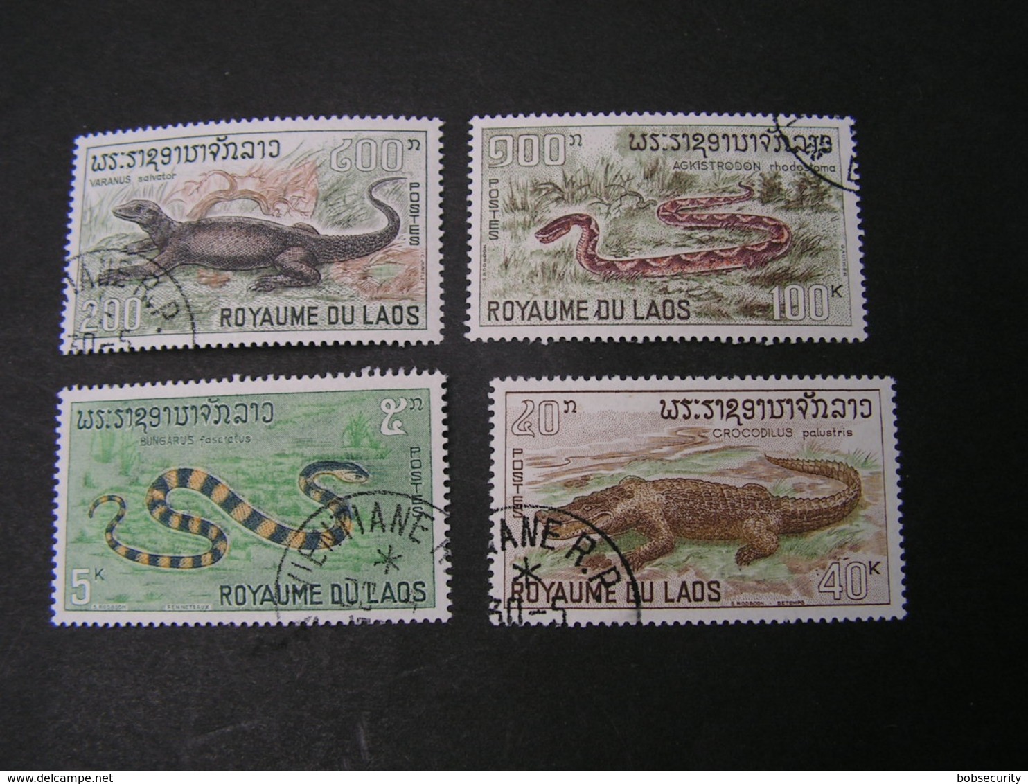 Laos  Snakes , Floora Fauna Set  € 15,00 - Laos