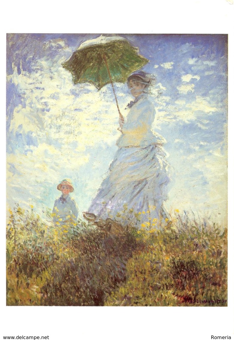 Claude Monet - La Promenade - La Femme à L'Ombrelle - 1875 - Ecrite, Timbrée - 5282 - Malerei & Gemälde