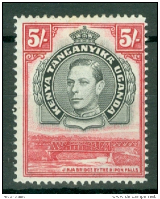 K.U.T.: 1938/54   KGVI    SG148a    5/-   [Perf: 14]      MH - Kenya, Ouganda & Tanganyika