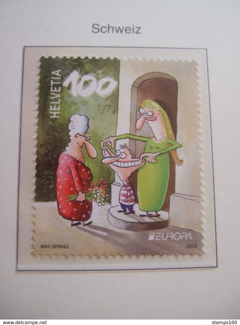 SWITZERLAND  2012.    CEPT.  . MNH **.  (0516-083) - 2012