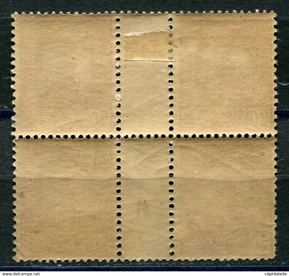 TUNISIE N°126 ** / * EN BLOC DE 4 AVEC MILLESIME 6 (1926)  (millésime **) - Unused Stamps