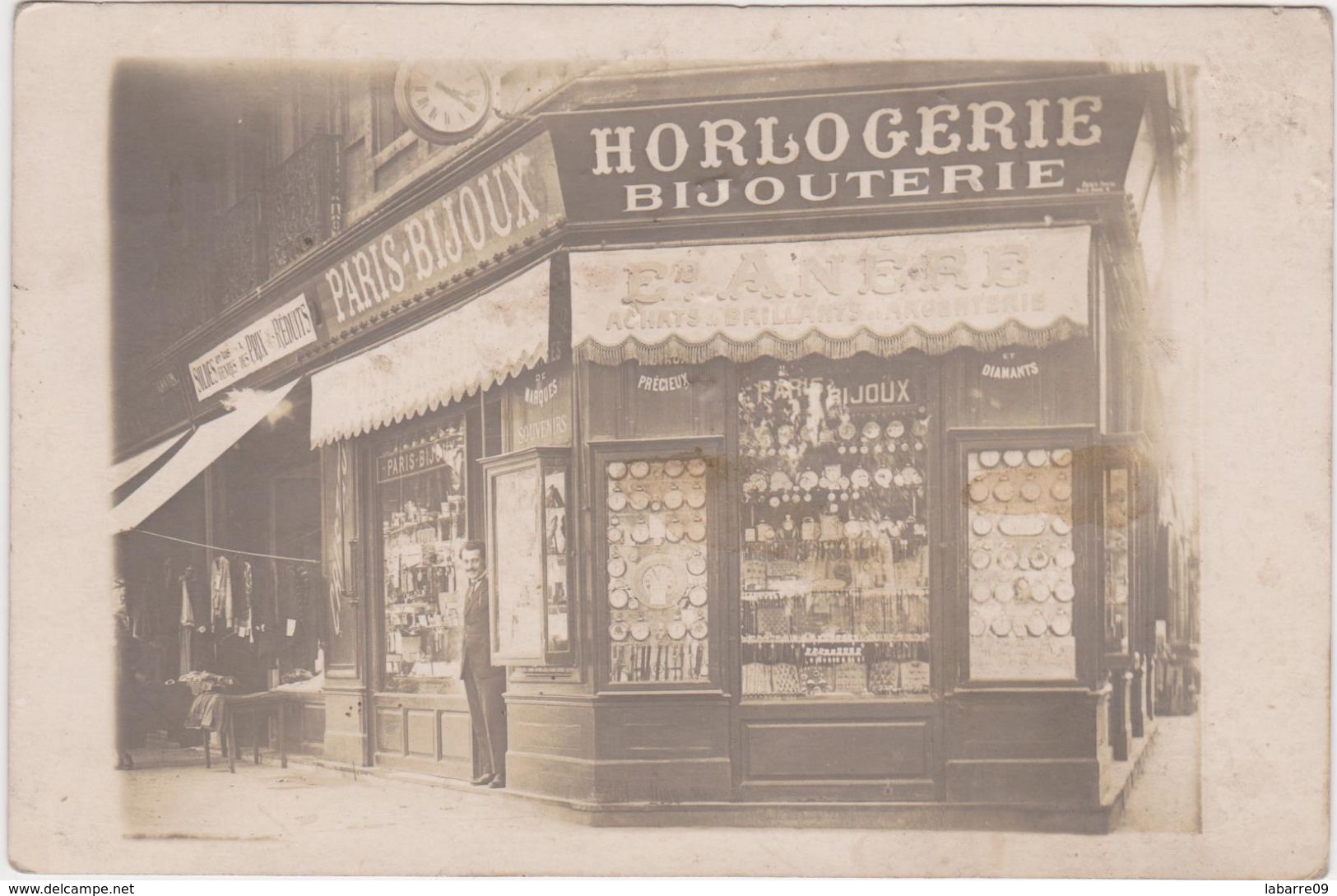 PARIS -(75)- E. ANERE MAGASIN PARIS-BIJOUX - HORLOGERIE BIJOUTERIE. - Altri & Non Classificati