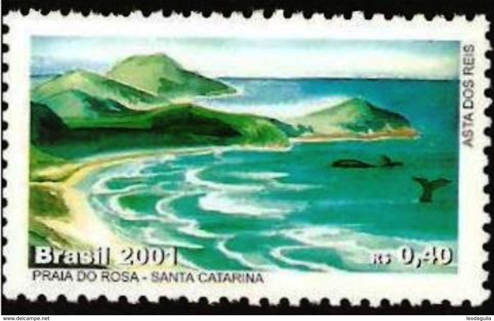 BRAZIL #2801c  -  WHALES  -  2001  MNH - Neufs