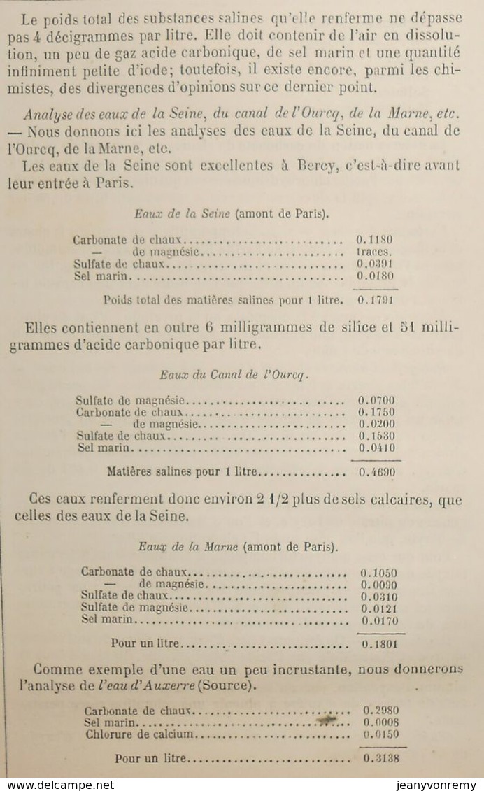 Plan De Type Des Lieux D'aisances De La Ligne D'Italie Par Le Simplon.. 1861 - Travaux Publics