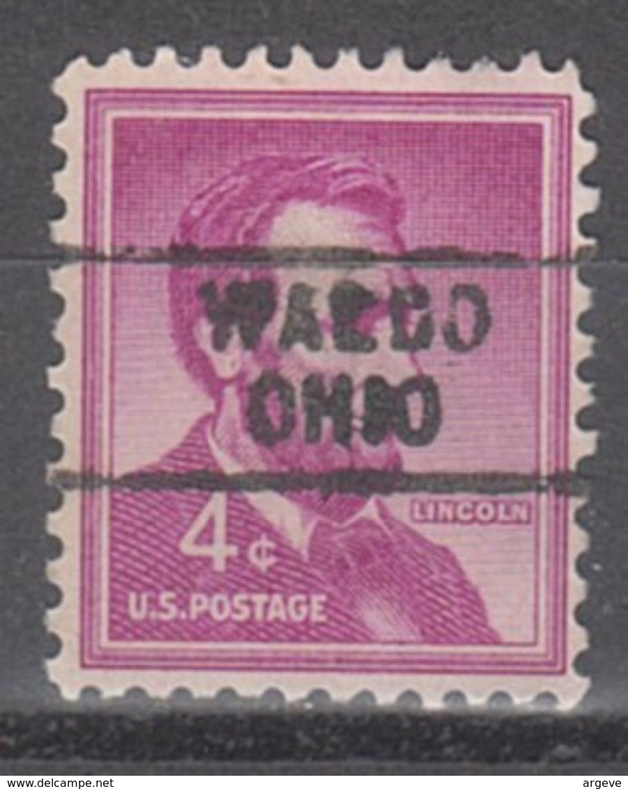 USA Precancel Vorausentwertung Preo, Locals Ohio, Waldo 729 - Vorausentwertungen