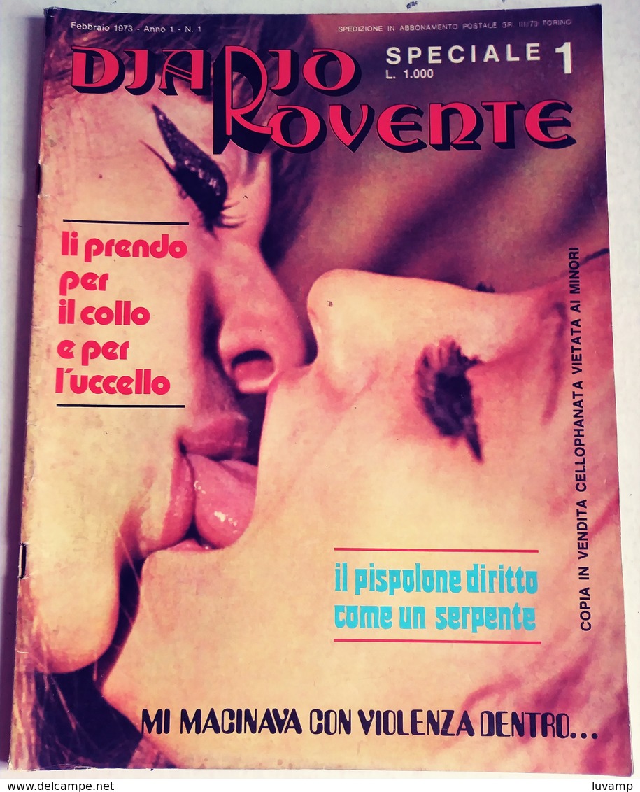 DIARIO ROVENTE  N.1  ANNO PRIMO  DI   FEBBRAIO 1973  ( CARTEL 26) - Erstauflagen