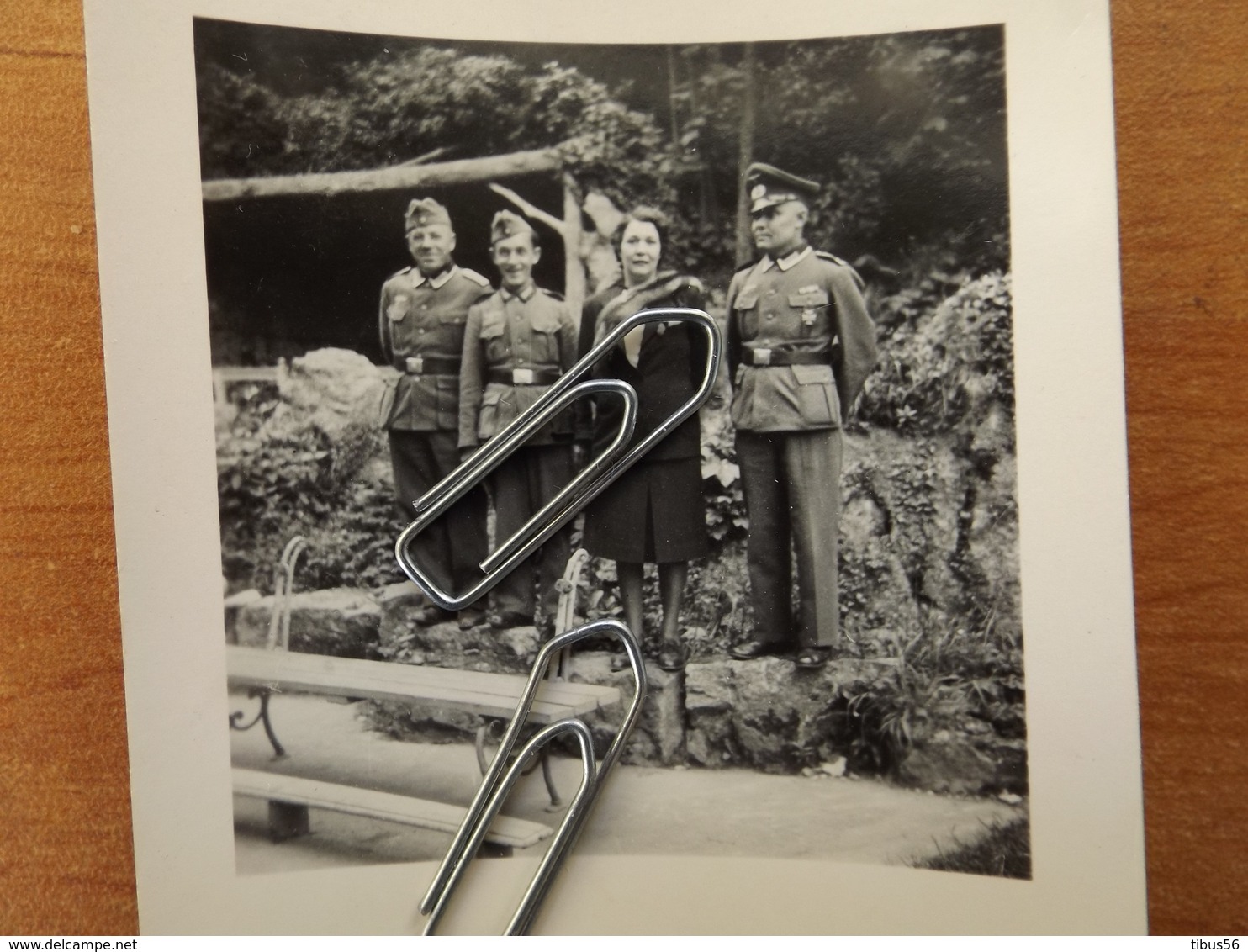 WW2 GUERRE 39 45 SOLDATS ALLEMANDS HEROUVILLE SAINT CLAIR PETIT LOURDES CAEN VUE PARC ET EGLISE VOIR SCANS - Herouville Saint Clair