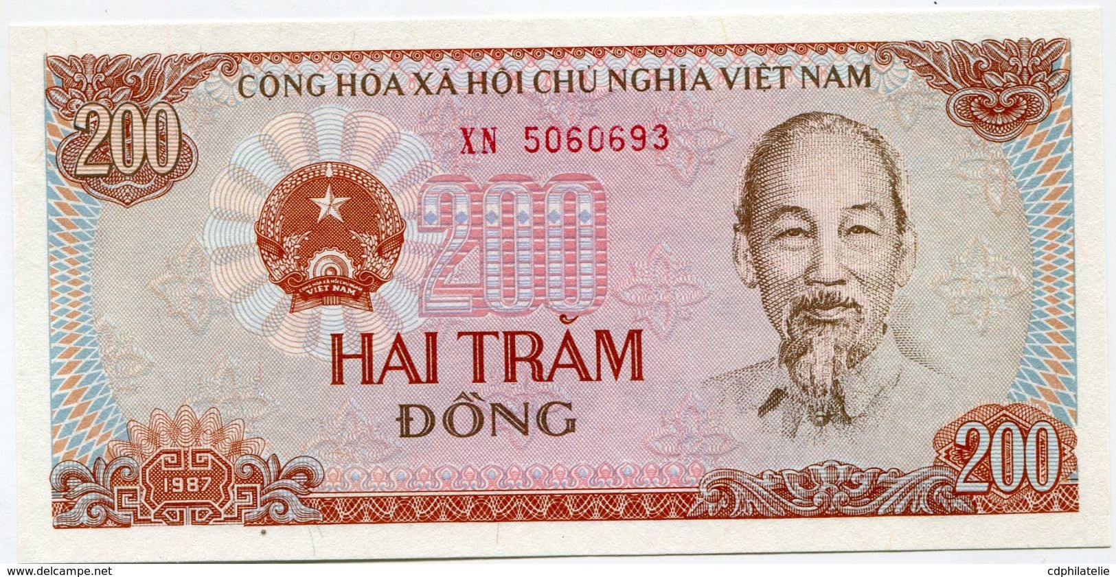 VIET NAM BILLET NEUF DE 200 DONG DE 1987 - Viêt-Nam