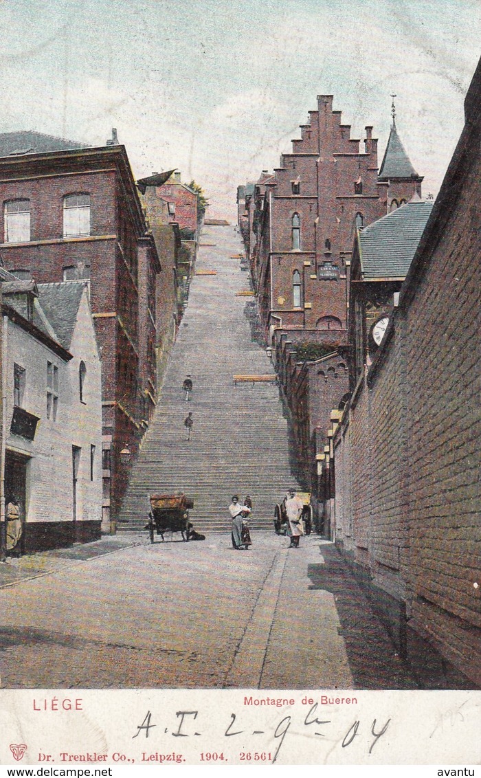 LIEGE /  MONTAGNE DE BUEREN 1904 - Luik