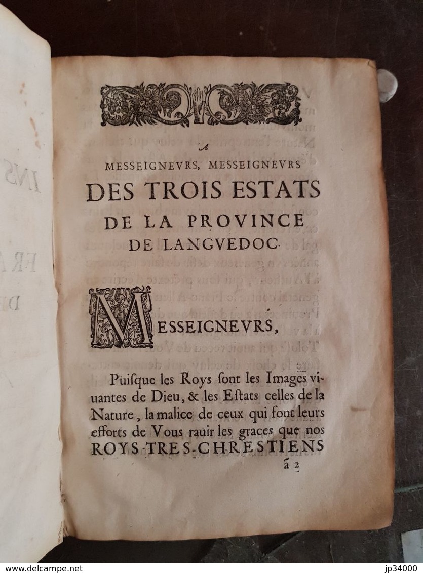INSTRUCTION POUR Le Franc-alleu De La Province Du LANGUEDOC Establi Et Defendu Par CAZENEUVE En 1650 (Edition Originale) - Jusque 1700