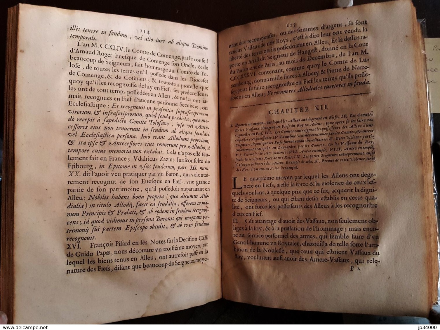 INSTRUCTION POUR Le Franc-alleu de la Province du LANGUEDOC establi et defendu par CAZENEUVE en 1650 (Edition originale)