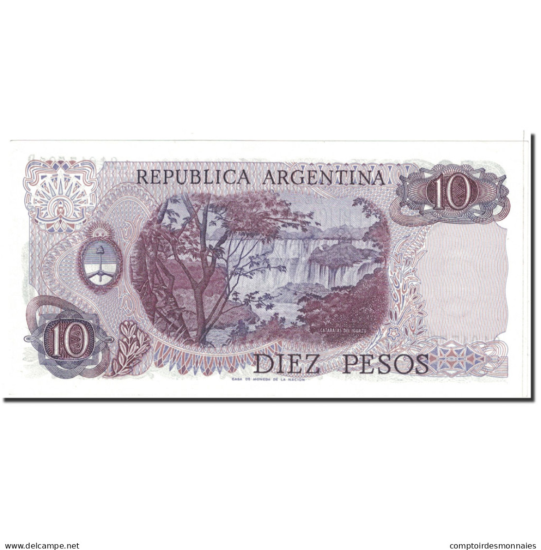 Billet, Argentine, 10 Pesos, 1973, Undated, KM:295, SPL - Argentina