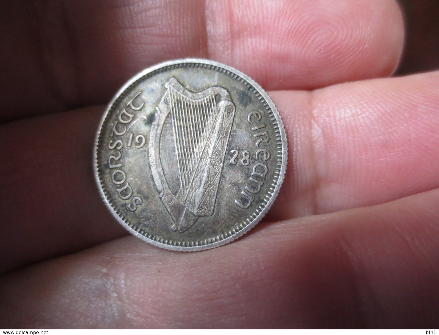 IRLANDE - 1 SCILLING - 1928- METAL ARGENT -SUP - VOIR PHOTOS - Irlande