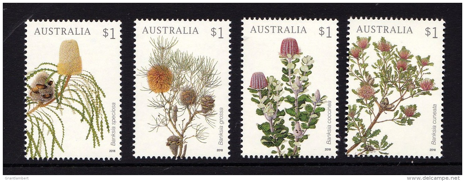 Australia 2018 Banksias Set Of 4 MNH - Nuevos