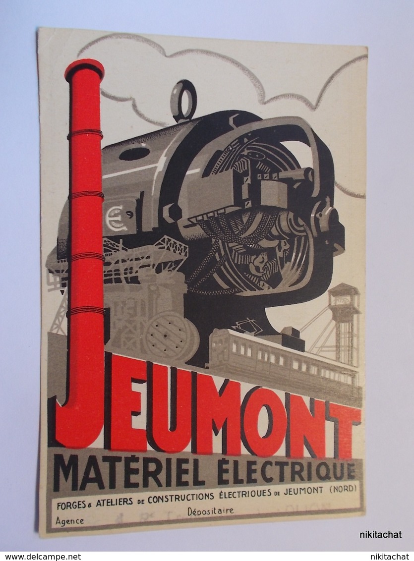 Matériel électrique JEUMONT - Pubblicitari