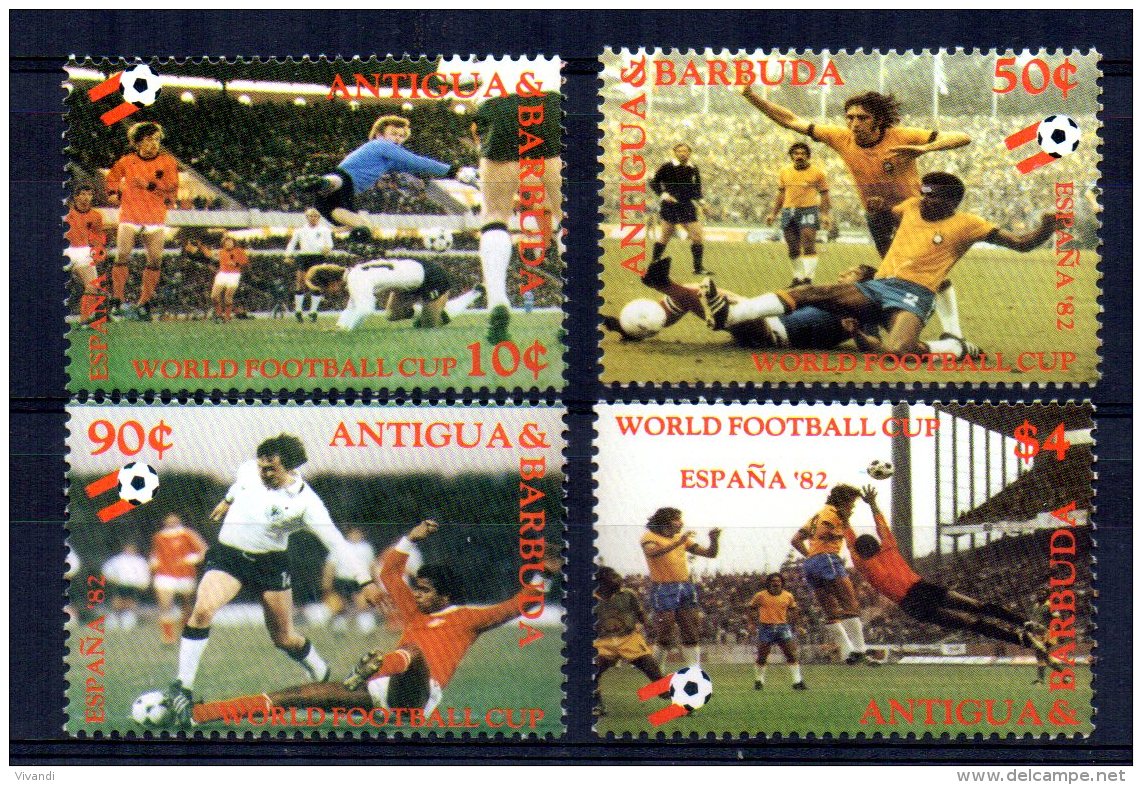 Antigua &amp; Barbuda - 1982 - Football World Cup - MNH - Antigua E Barbuda (1981-...)