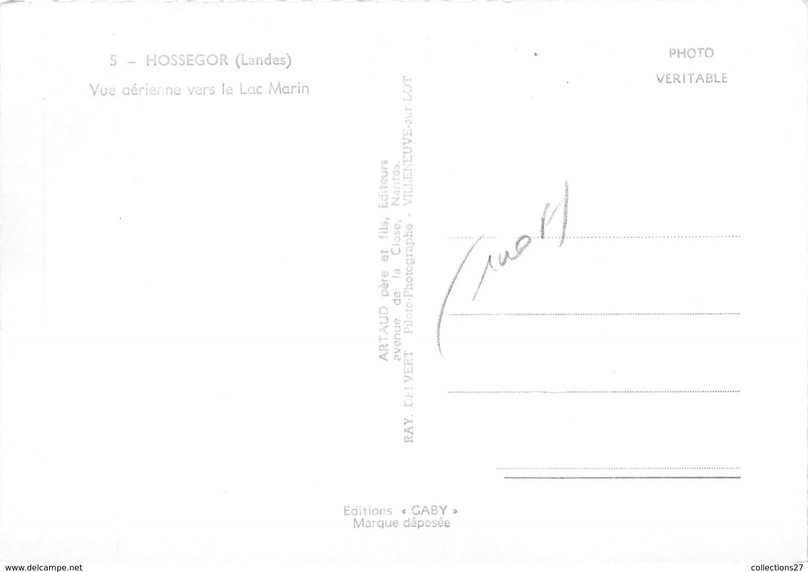 40-HOSSEGOR- VUE AERIENNE , VERS LE LAC MARIN - Hossegor