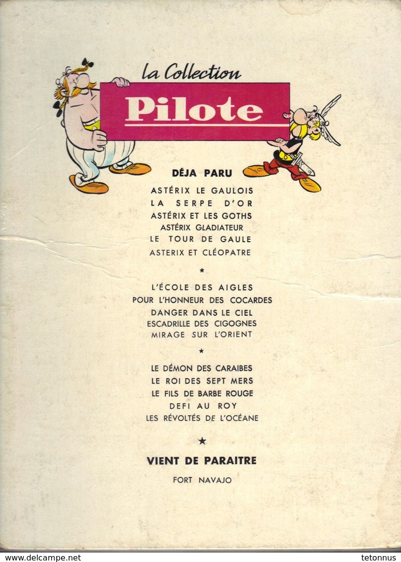 ASTERIX ET LA SERPE D'OR EDITION PILOTE 1963 EN 2c - Astérix